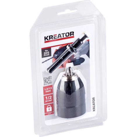 13 mm automatisches Verriegelungsbohrfutter mit SDS-Adapter KREATOR (1/3)