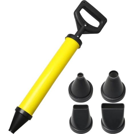 Pistolet à calfeutrer, pompe à calfeutrer neuve, pistolet à mortier manuel, tube à coulis de chaux, applicateur pulvérisateur à 4 buses, outils de construction (1/5)