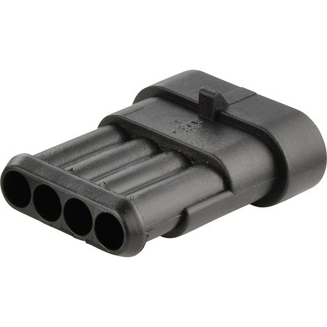 TE Connectivity Stiftgehäuse-Kabel AMP-Superseal 1.5mm Series Polzahl Gesamt 4 Rastermaß: 6 mm 28210