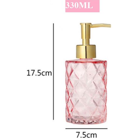 MINKUROW Dispenser Di Sapone Nero 2 Pezzi, Flacone Di Lozione Dispenser Di Sapone In Vetro Da 330 Ml, Dispenser Di Liquido Per Piatti Con Pompa, Accessorio Bagno Riutilizzabile Per Lavanderia, Cucina
