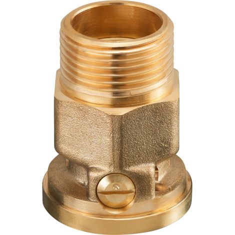 OVENTROP Valvola di intercettazione SVA DN 32, G 1 1/4 AG, G 2 IG ÜM, PN 10, ottone, 1070110