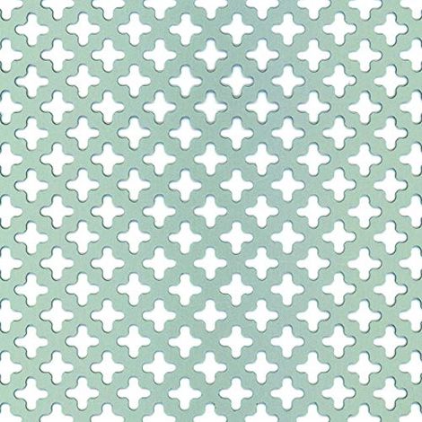 Alberts 466893 Lamiera Forata, Alluminio, 250 x 500 x 0,8 mm (1/2)
