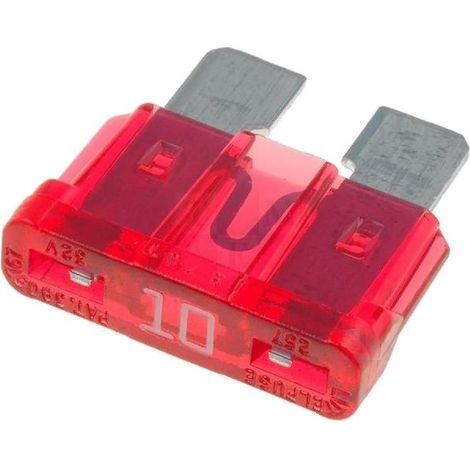 10x Fusibles 10A 19mm ATO