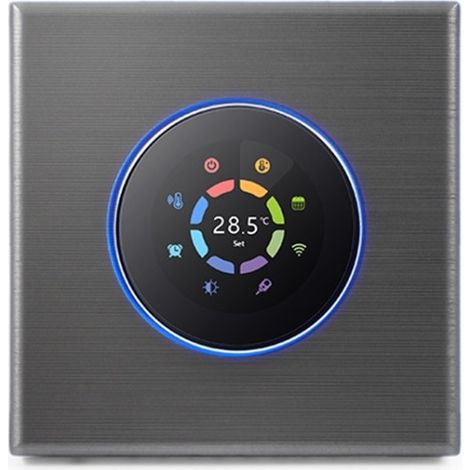 Termostato WiFi Beca BHT-7000GBLW con Manopola Grigio (1/5)
