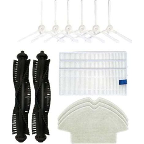 Accessoire pour aspirateur robot Rowenta X-plorer série 75 RG7687, accessoire de rechange pour brosse à rouleau brosse latérale filtre compatible avec robot aspirateur Rowenta (1/4)