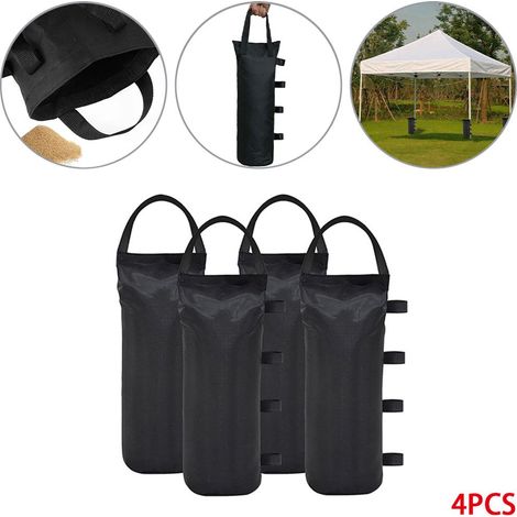 Sac De Contrebalancement Pour Pavillon - 47 X 20 Cm - Tissu Oxford Imperméable - Pour Tenture Extérieure - Lot De 4 (1/5)