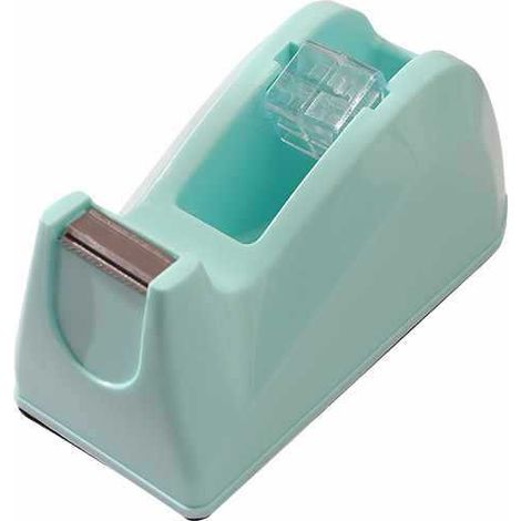BEBUSINGOTO Premium Dévidoir de Ruban Adhésif de Bureau, Plastique, Base Antidérapante (Résistant) (1/5)