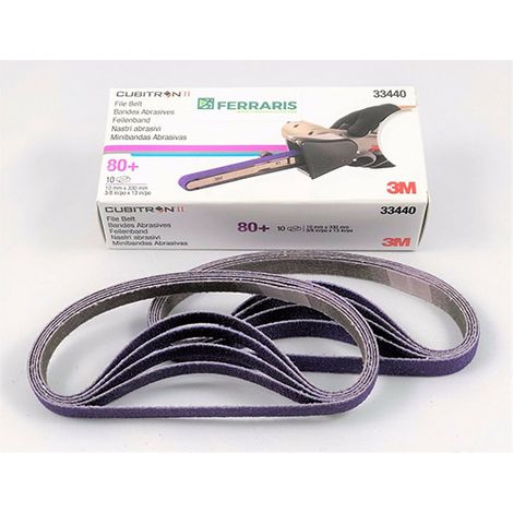 3M 33440 NASTRI ABRASIVI CON MINERALE CERAMICO 80+ PEZZI 10