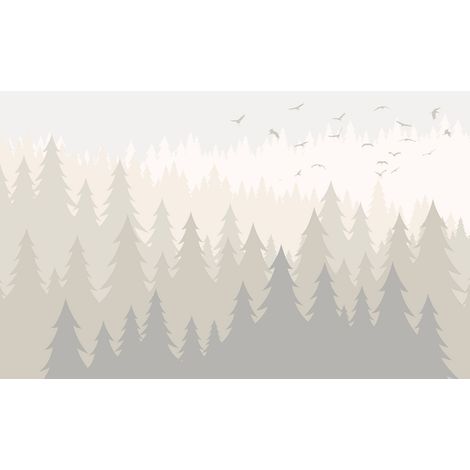 Papier peint panoramique - Forêt - 130 cm x 80 cm (1/2)