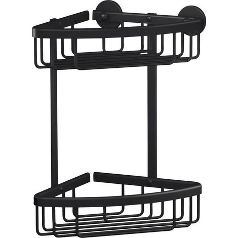 Tesa ALUXX caddy de ducha aluminio negro resistente
