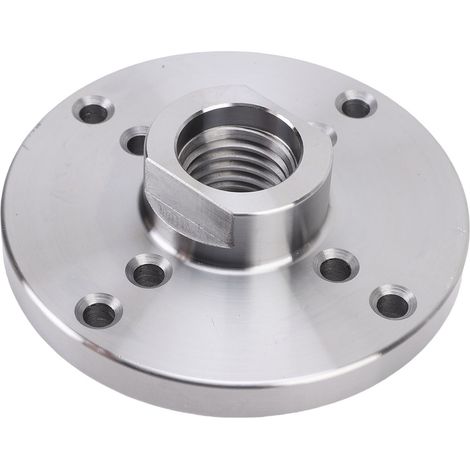 Adaptateur de broche de 1/4 pouces, bride de tête de filetage 1in-8TPI pour tour à bois
