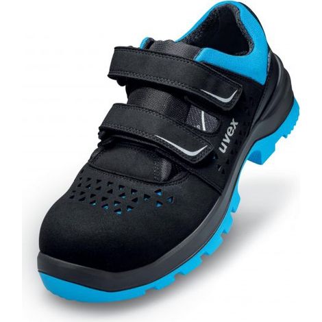 uvex Sandalen 2 xenova S1P schwarz blau Weite 12 Gr. 50