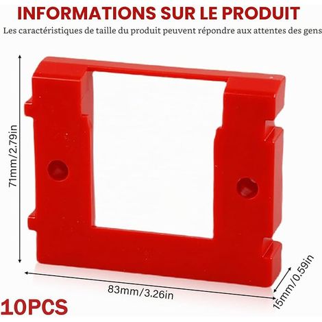 Support de Batterie: Support Mural pour Batterie 18 V pour Einhell, Support de Rangement pour Batterie avec Vis, pour Chariots de Travail, Étagères et Boîtes à Outils (1/2)