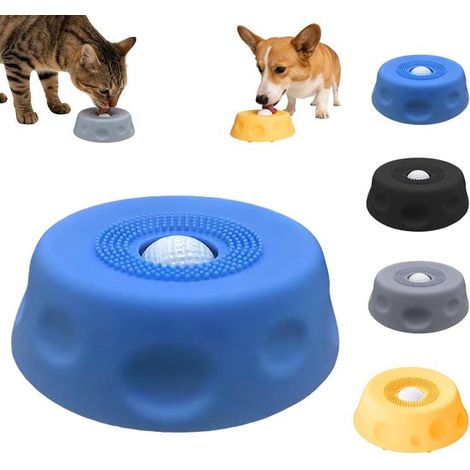 Bol à lécher – Un bol anti-glouton spécialement conçu pour ralentir la vitesse à laquelle votre animal mange. Ce bol innovant est doté d'un mécanisme (1/5)