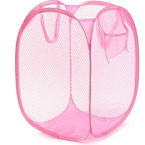 Panier à linge en filet, modèle pliable, avec poignée -Vêtements portables et pliables (1/5)