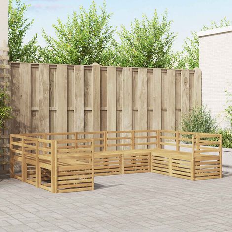 vidaXL Juegos de sofás Madera de Acacia Sólida (1/5)