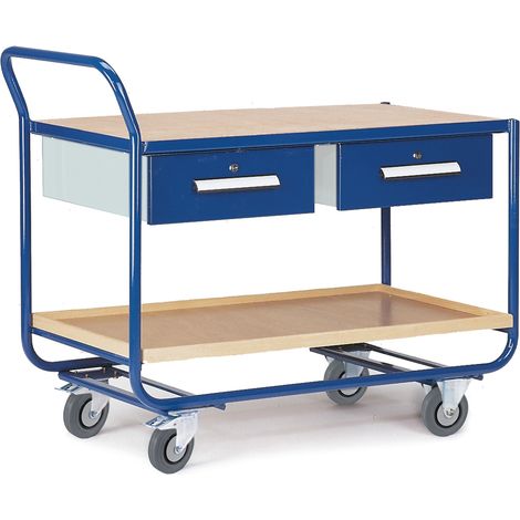 Rollcart Montagewagen mit 2 Schubladenschränke