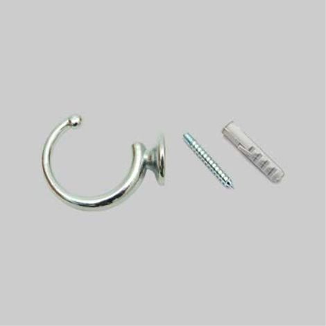 Gancetto per tendaggi leggero 29 mm - oro - blister 2 pezzi