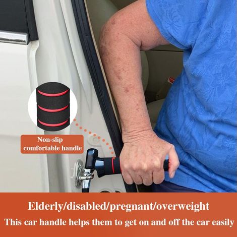 poignées de porte de voiture multifonctionnelles, facilitant l'entrée et la sortie du véhicule pour les personnes handicapées, les personnes âgées, les jeunes enfants, les femmes enceintes et les pers (1/5)