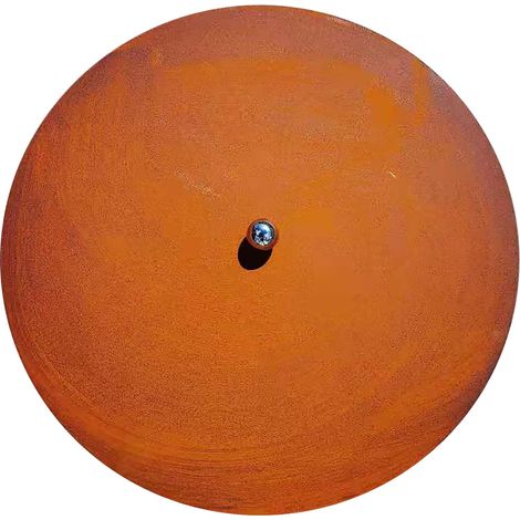 Köhko Design Couvercle & Couverture avec poignée boule avec patine rouille couleur pour tous les bacs à feu Ø 80.5 cm