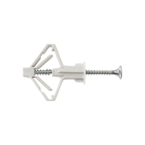 Hohlraumdübel Nylon 8 x 40 mm mit Schraube - Pro 25 Stück