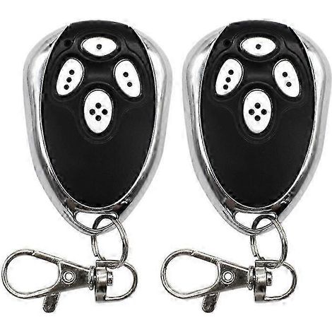 Lot de 2 télécommandes pour portail de garage, compatibles avec les moteurs Alutech AT-4, AR-1-500, AN-Motors, ASG1000, AT4 et AT 433 MHz. (1/5)