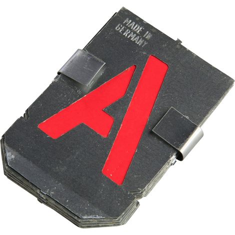 Bonum 936830 - Stencil con lettere dell'alfabeto in carattere maiuscolo dalla A-Z, grande