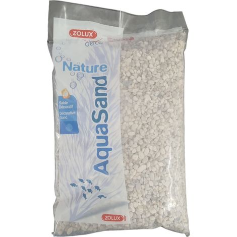 Gravier décoratif gris d'environ 4-8mm aquasand de 4.5 kg. - zolux