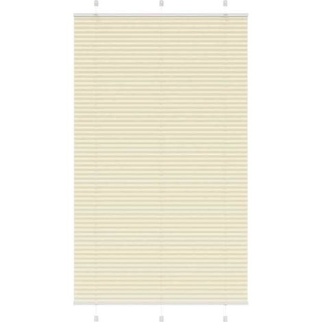 4015315 Store plissé crème 110x200cm largeur du tissu 109,4cm polyester (1/5)