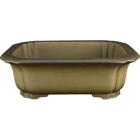 Vaso per bonsai rettangolare in gres 39,5x30,5x12,5 cm - SM059a