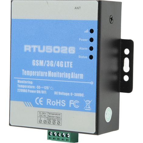 Alarme de surveillance de température GMS 3G 4G LTE, coupure de courant 220V, défaillance AC 100-240V pour local serveur, entrepôt, ferme 4GL‑A prise US (1/5)