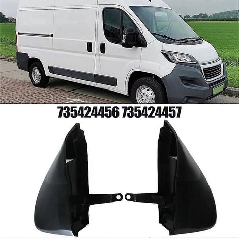 2x Coques triangulaires de rétroviseurs extérieurs 735424456 735424457 pour Fiat Ducato Jumper Boxer 2006 (gauche et droite) (1/5)