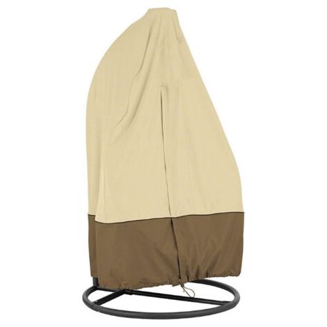 RHG Housse De Chaise Suspendue D'extérieur, Housse De Chaise Suspendue, Imperméable, Résistante À L'hiver, Résistante Aux UV, Housse De Protection, Chaise Housse de Fauteuil Suspendu(Khaki,115x190cm) (1/5)