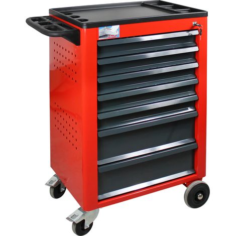 ADB Werkstattwagen "Basic", mit 7 Schubladen. leer, 960 x 610 x 450 mm (1/5)