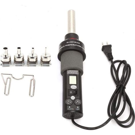 Pistola ad aria calda Pistola termica 8018Lcd 220V 450W Pistola termica elettronica regolabile Pistola termica Pistola termica elettrica Pistola termica Pistola ad aria calda (1/4)