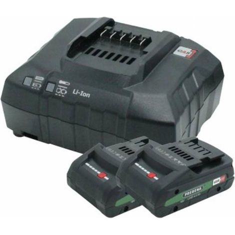 2 Batteries 18 V 4 Ah LIHD + Chargeur - D-Work (1/2)