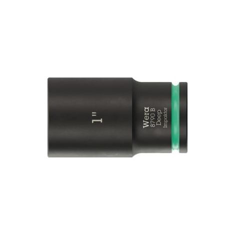 Vaso  de impacto  8790  B Impaktor  Deep  3/8  pulgadas  1  pulgada  L.63mm  WERA (1/5)