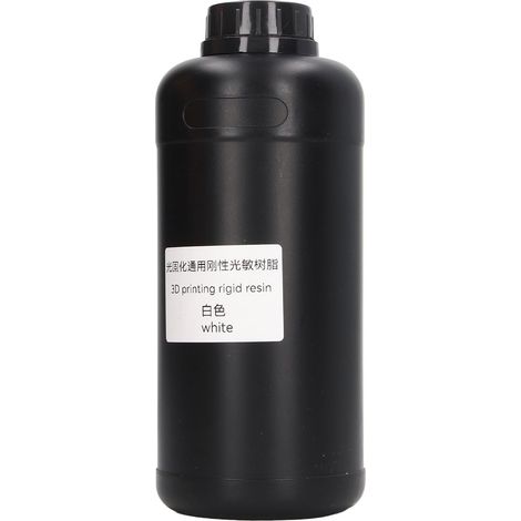 1000 ml lichthärtendes Universal-Druckharz für DLP-, LCD- und 3D-Drucker, weiß (1/5)