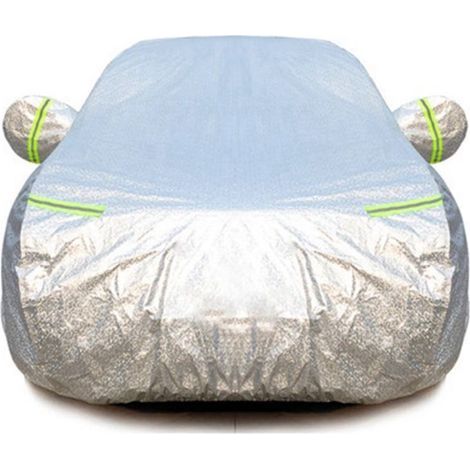 Outdoor-SUV-Autoabdeckung, universelle wasserdichte Autoabdeckung, hagel- und UV-beständig mit Reißverschluss, 460 x 185 x 150 cm (3 l) (1/5)