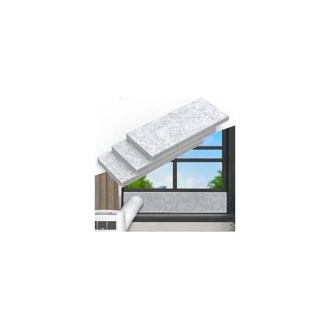 Plaque d'Étanchéité Réglable pour Fenêtre Climatiseur Portable Panneau Isolant Mousse Accessoire Technique KZQ (1/5)