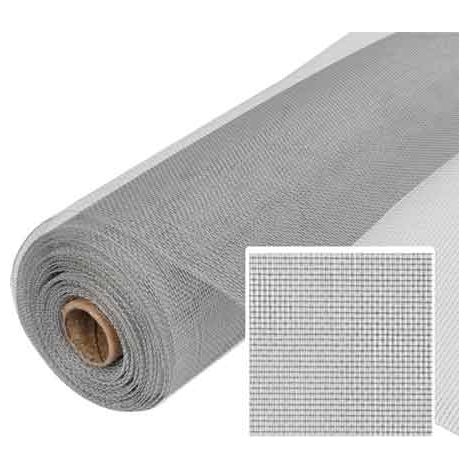 RETE PER ZANZARIERA IN ALLUMINIO 53 H. 80 cm - Rotolo 30 mt