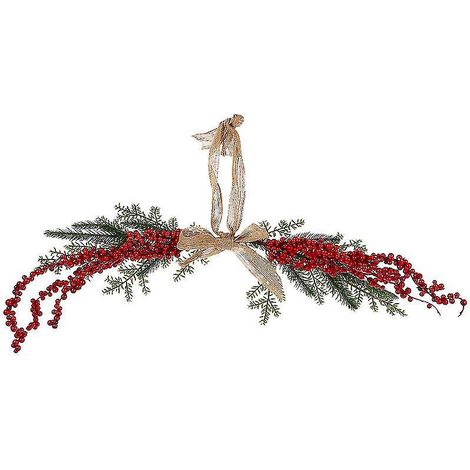 Couronne de baies rouges (1 pièce)