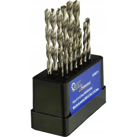 Punta per trapano geko hss drill bits acciaio rapido 135°