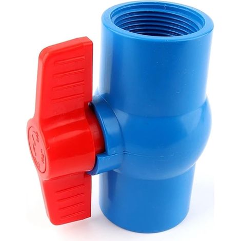 1/2 "-4" blau Innengewinde Big Size PVC Kugelhahn Gartenbewässerungsschlauch Anschlussarmaturen Aquarium Schalter Kugelhahn(3 Inch Female) (1/5)