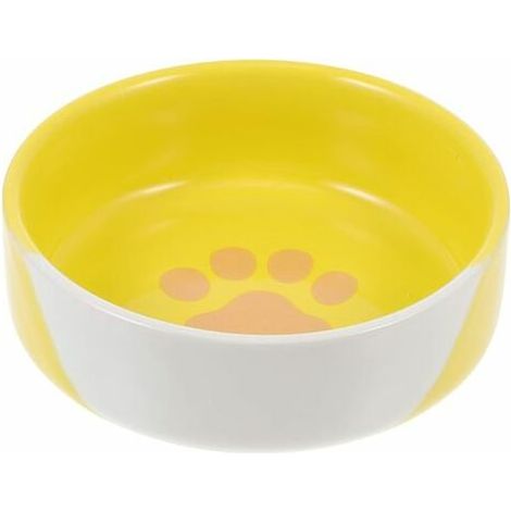 Céramique Chat Bol Mignon Chat Alimentaire Bols Chat Bols D' Empreinte De Patte Chat Alimentaire Distributeur Pet Feeder Bowlpet Réservoir D' Chat Bols pour La Nourriture