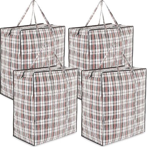Grand Sac de Rangement Jumbo Bag Rangement Vêtements Déménagement - Multipack (Lot de 4) (1/4)