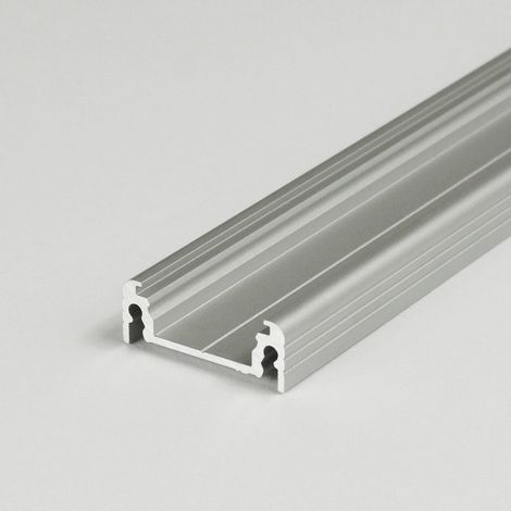 PROVISTON  LED Aluminiumprofil  24 x 9 x 2000 mm  Silber Eloxiert  Led-Beleuchtung  Indirekte Beleuchtung  LED Leisten  1 Stück (1/5)