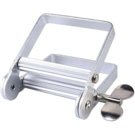 extrudeuse de pâte d'aluminium - outil d'extrusion -Convient pour le dentifrice, la moutarde, la peinture -argent (1/5)