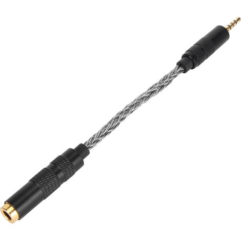 Câble d'adaptateur audio 4.4mm vers 2.5mm femelle à mâle pour casques haute-fidélité et lecteurs audio portables (1/5)