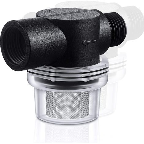 Aufschraubbarer Vorfilter für Gartenpumpen und Wasserspender – Tauchstrahlpumpe für Waschmaschinen – 50 Mesh (1/5)